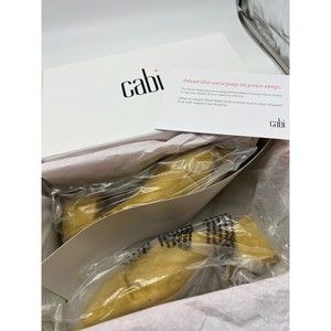 Cabi Versatile Marigold Mustard Chunky Mules - New with box